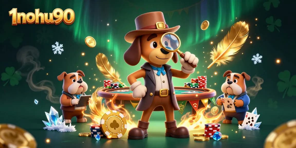 Engage with thrilling poker action in the 1nohu90 rich casino scene filled with clues and treasures.