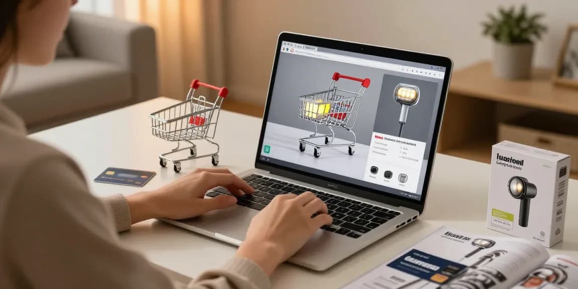 Lustre LED products on sale during online shopping, showing best deals and e-commerce reviews.