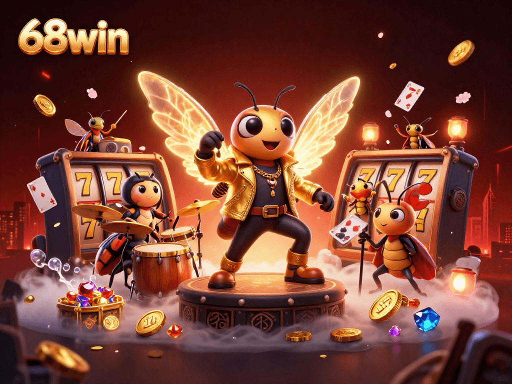 Experience thrilling wins at 68win in this vibrant, dynamic casino scene full of energy.