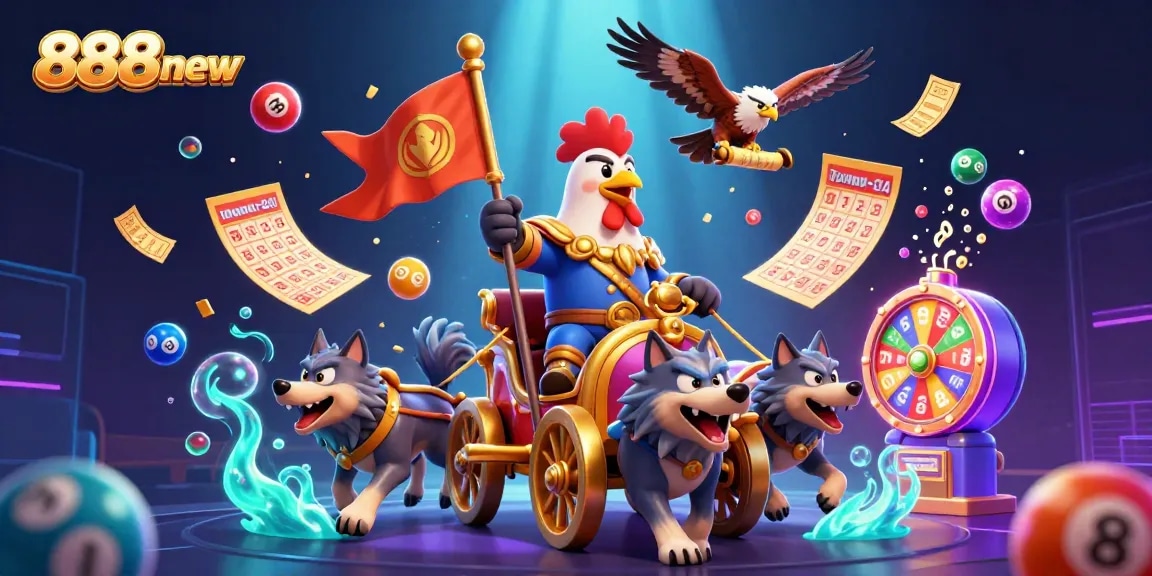 Experience exciting jackpots and games at 888new, showcasing a dynamic casino scene.