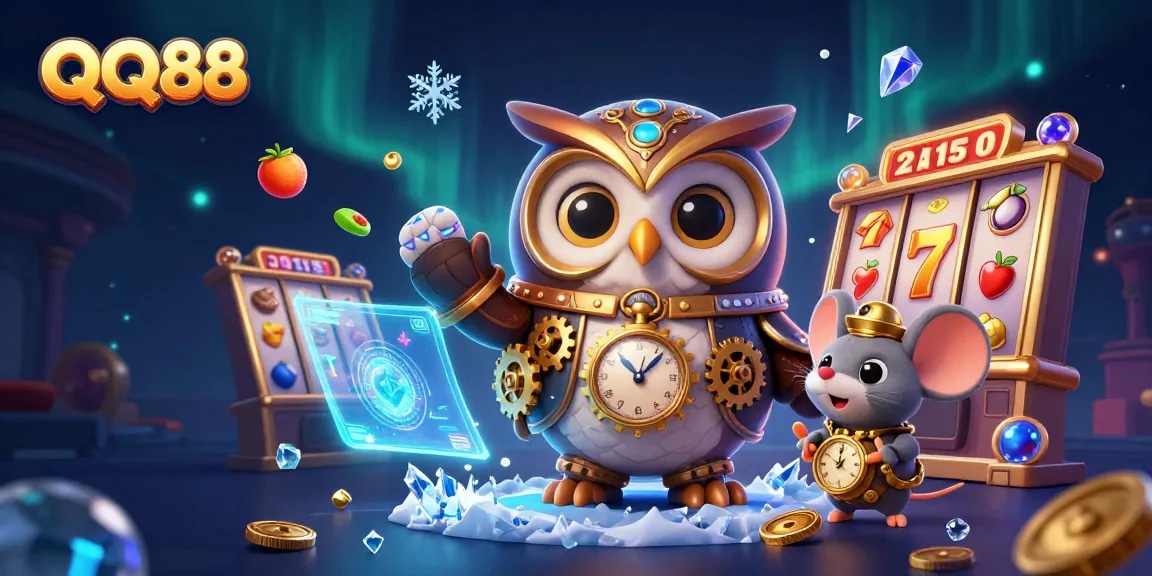 Engage in thrilling gaming at QQ88, where steampunk fantasy meets exciting slot action.