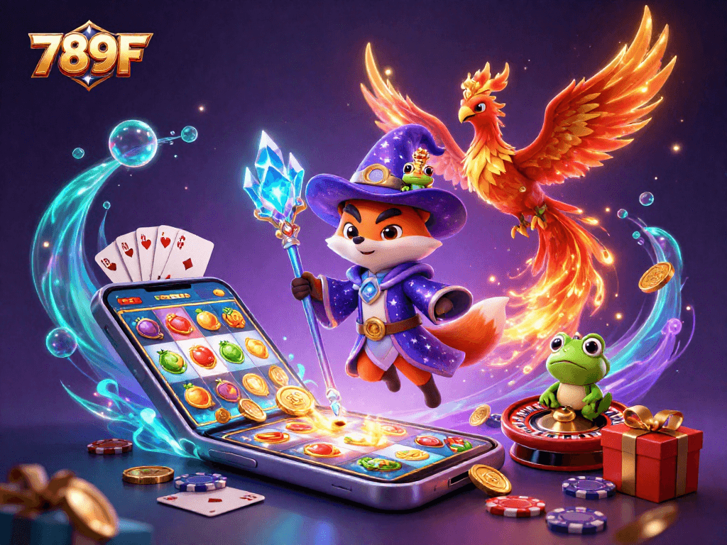 Engage in thrilling gaming adventures at 789F with dynamic slots and vibrant casino visuals.