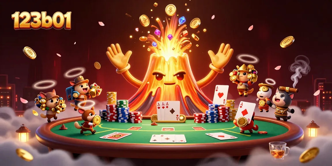 Engage with the thrilling 123b01 online casino world, featuring dynamic poker action and treasure hunters.