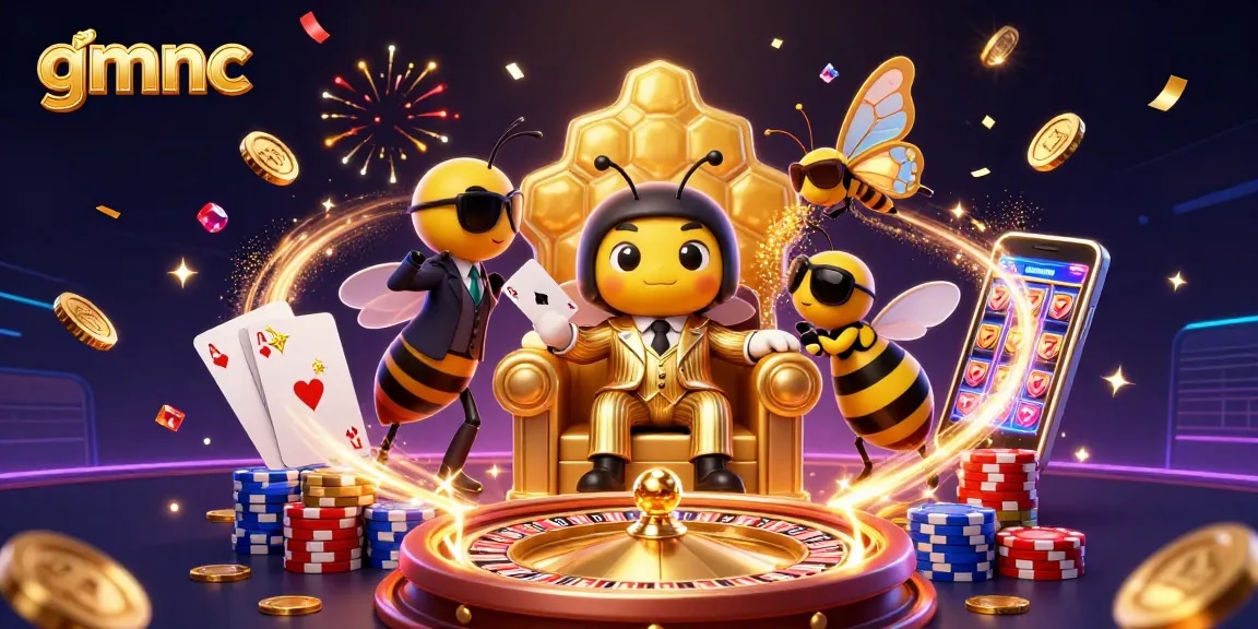 Experience exciting gameplay with gmnc as the bumblebee mob boss and his entourage lead the casino scene!