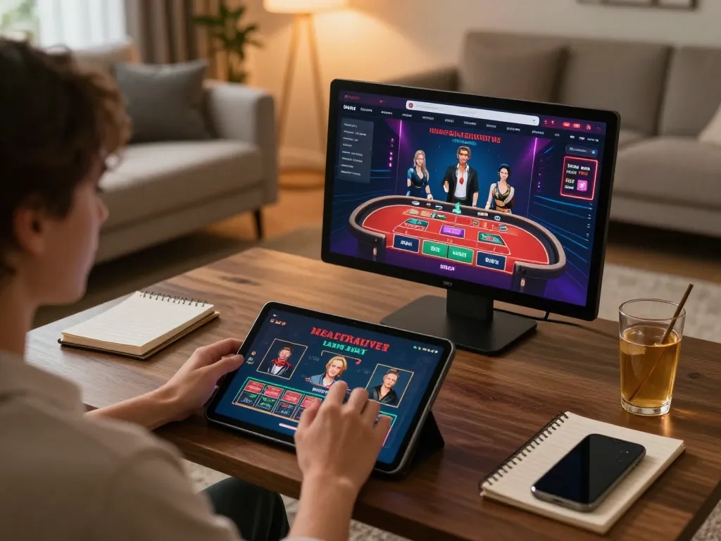 Engaging in online gaming at trang chủ llwin, enjoying live dealer experience with strategic gameplay