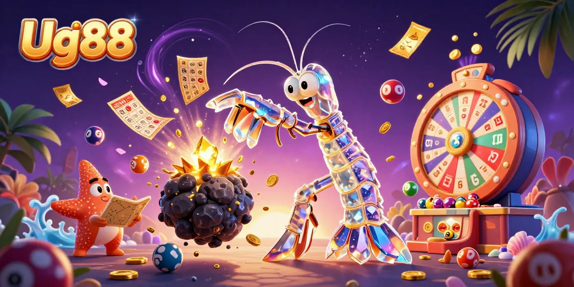 Experience Ug88's thrilling casino adventures with vibrant characters and dynamic gaming elements.