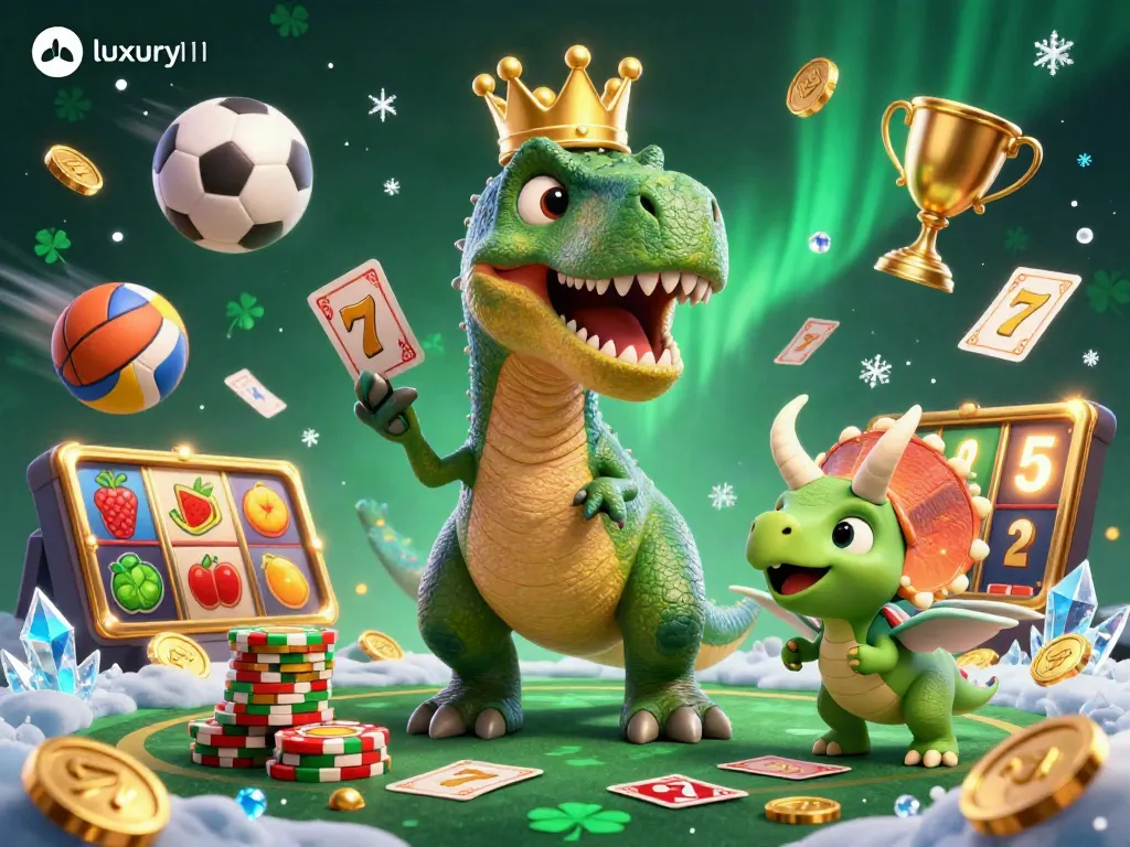 Watch luxury111 gaming characters blend excitement and fun in a dynamic casino scene.