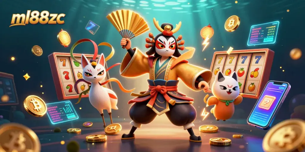 Experience thrilling gameplay at ml88zc with vibrant slot elements and dynamic characters.