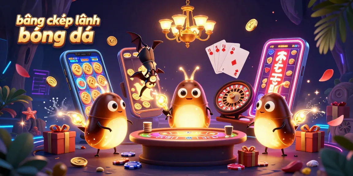 Engage with bảng xếp hạng bóng đá as glowworms illuminate a vibrant underground casino scene.