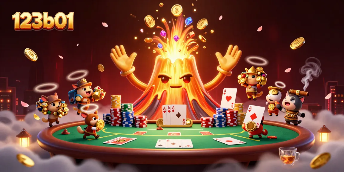 Engage with the thrilling 123b01 online casino world, featuring dynamic poker action and treasure hunters.