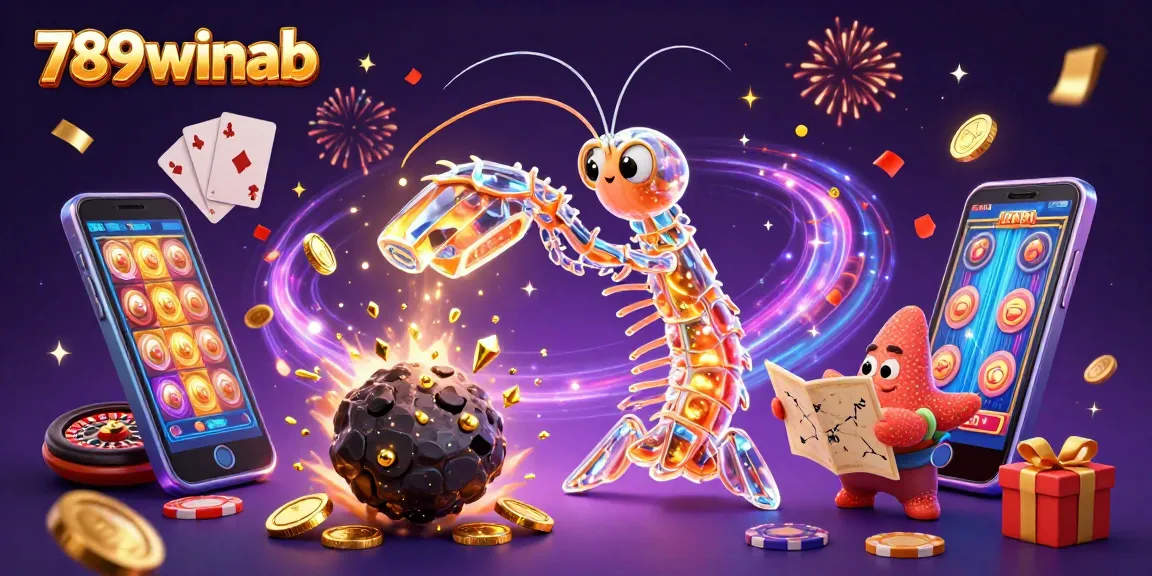 Experience the vibrant excitement of 789winab as treasures explode in a dazzling casino scene.