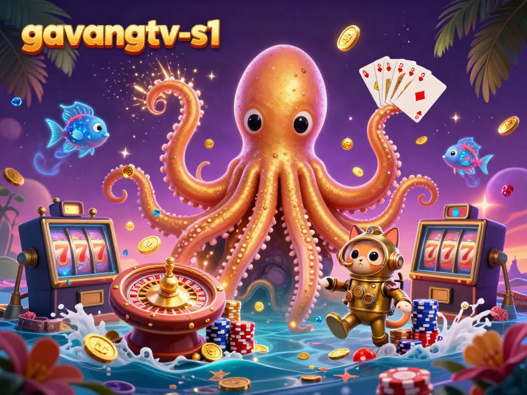 Experience thrilling gambling moments with gavangtv-s1, highlighted by a magical kraken