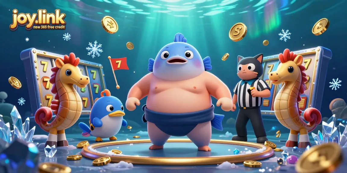 Engage in fun gaming moments with joy.link new 365 free credit featuring playful characters and vibrant slots elements.