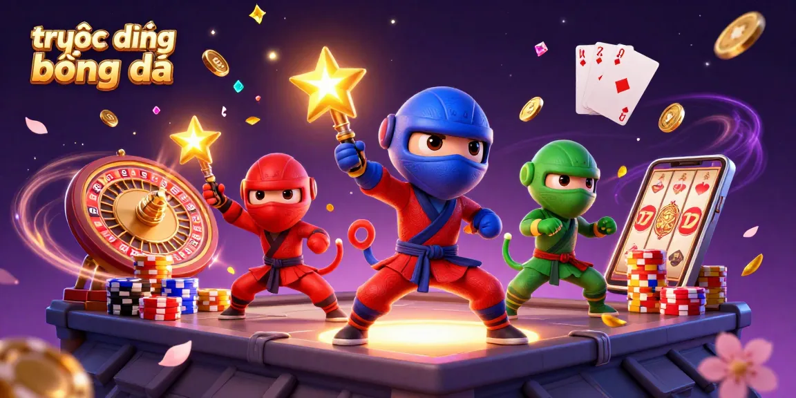 Experience trực tiếp bóng đá with an action-packed scene of chameleons performing martial arts while surrounded by dynamic casino elements.