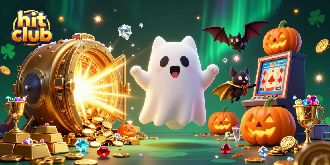 Experience winning thrills at hit club with a ghost cat, vampire bat, and jackpot treasures.