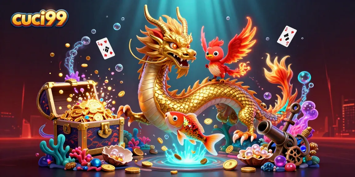 Join the excitement at cuci99 with vibrant characters and dynamic casino-themed elements.