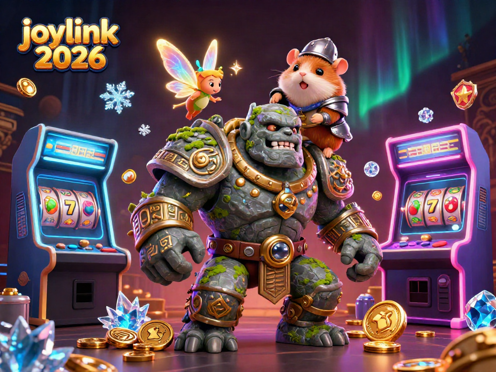 Experience the magic of joylink 2026 with an enchanting 3D illustration of a casino adventure.