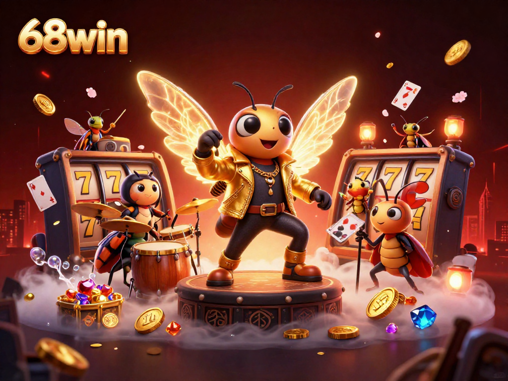 Experience thrilling wins at 68win in this vibrant, dynamic casino scene full of energy.