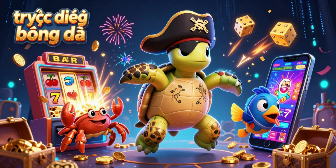 Experience thrilling trực tiếp bóng đá action with animated turtles, crabs, and casino excitement!