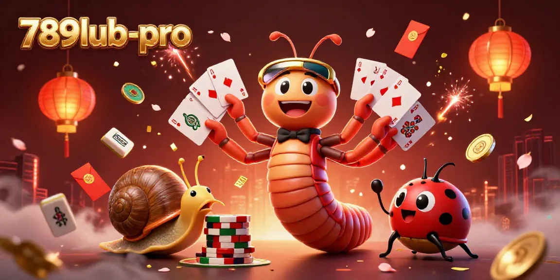 Engage in thrilling gameplay with 789lub-pro, featuring colorful casino elements and characters in vibrant scene.