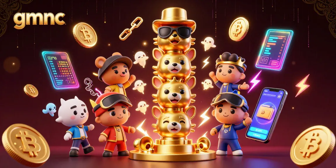 Experience the gmnc platform with vibrant 3D characters and engaging casino elements.