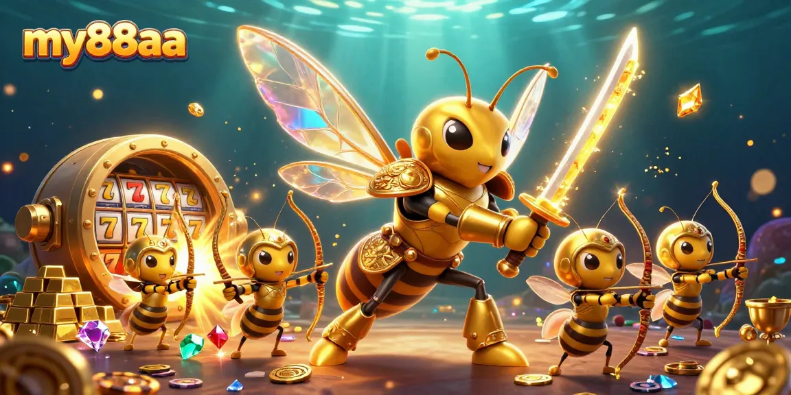 Experience the thrilling action of my88aa with dynamic slot reels and golden treasures