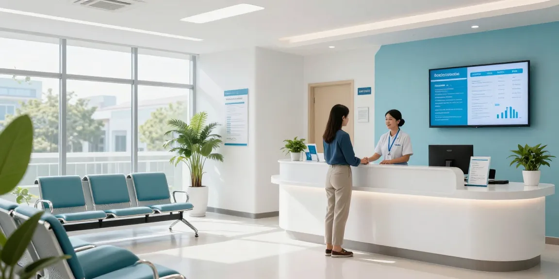 "luck8 medical services at a modern health clinic providing patient care and consultations."