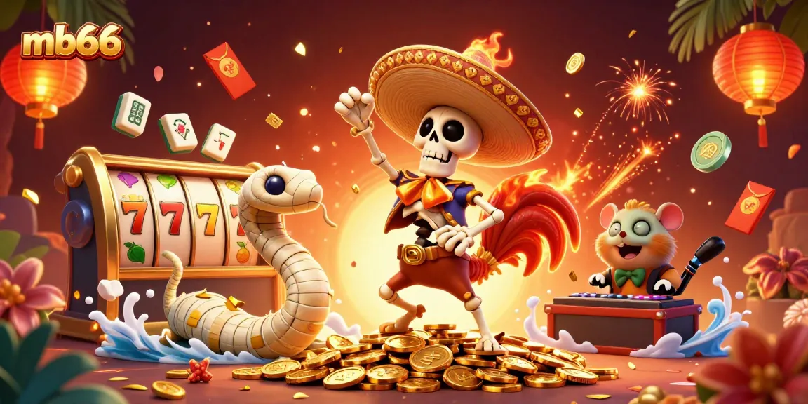 Experience thrilling slots and jackpots at mb66 with vibrant 3D illustrations and engaging characters.