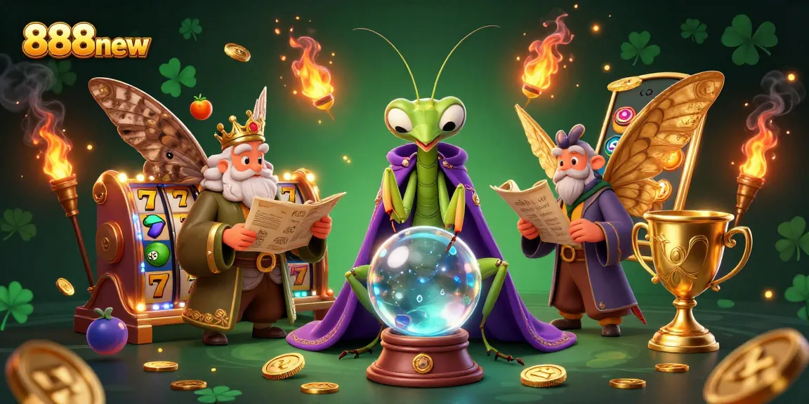 Engage with 888new's vibrant slot jackpots featuring dynamic casino elements and fortune tellers.