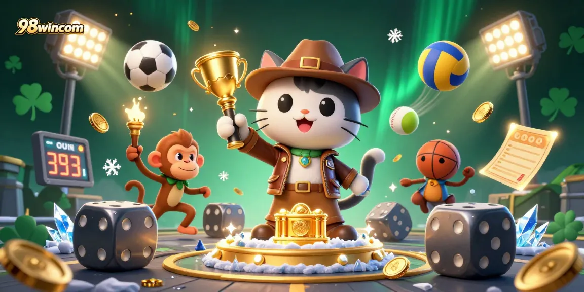 Experience casino excitement with the 98wincom explorer searching for golden treasures.