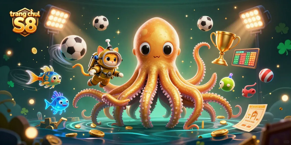 Experience excitement on trang chủ S8 with vibrant 3D illustration of gambling characters and elements.